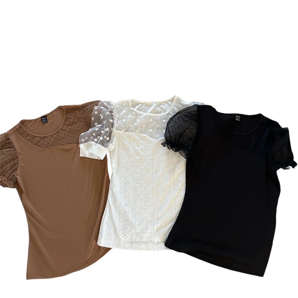 (3) New Tops Size Small